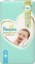 Pampers Premium Care Diapers 5 (Junior), 11-16 kg, 58 pcs - Pampers — photo N1