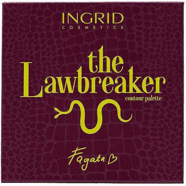 Contour Palette - Ingrid Cosmetics x Fagata Lawbreaker Contour Palette — photo N4