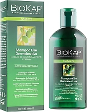 Fragrances, Perfumes, Cosmetics Soothing Shampoo with Olive Oil & Mallow Extract - BiosLine BioKap Calming Oil Shampoo