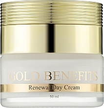 Renewing Day Cream - Sea of Spa 24K Gold Gold Benefits Omega & Hyaluronic Acid Renewal Day Cream — photo N1