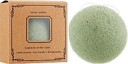 Konjac Kraft Cleansing Sponge, green tea - Cosmo Shop Konjac Sponge Craft Box — photo N12