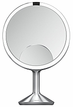 Round Sensor Mirror, 25 cm - Simplehuman Sensor Mirror Trio Max Stainless Steel — photo N2