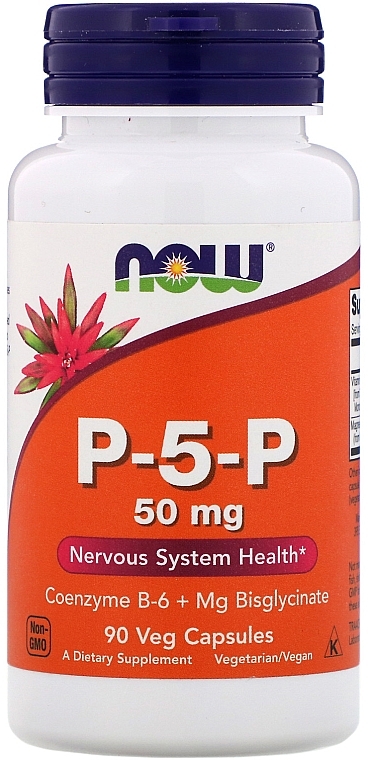Vitamins "P-5-P", 50 mg - Now Foods P-5-P Nervous System Health — photo N7