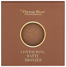 Mattifying Bronzing Powder  - Pierre Rene Contouring Matte Bronzer — photo N2