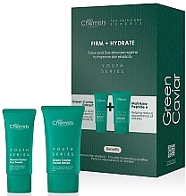 Fragrances, Perfumes, Cosmetics Set - Skin Chemists Youth Series Green Caviar Firm & Hydrate Kit (eye/serum/15ml + serum/30ml)