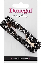 Fragrances, Perfumes, Cosmetics Hair Clip, FA-5728, black - Donegal