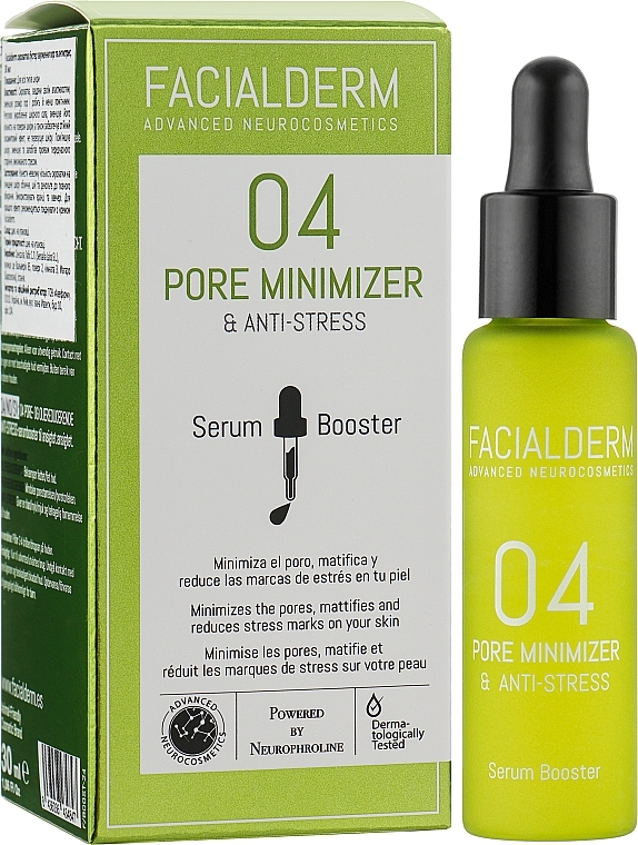 Pore Minimizing Serum Booster - Facialderm 04 Pore Minimizer And Anti-Stress Serum Booster — photo N4