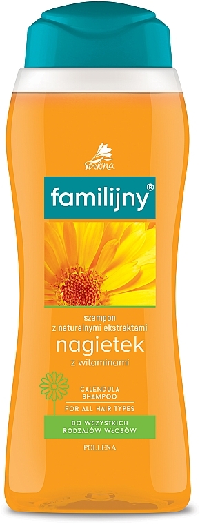 All Hair Types Shampoo - Pollena Savona Familijny Marigold & Vitamins Shampoo — photo N2