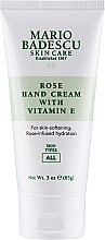 Fragrances, Perfumes, Cosmetics Rose & Vitamin E Hand Cream - Mario Badescu Rose Hand Cream with Vitamin E Tube