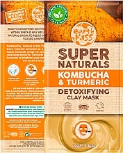 Facial Clay Mask - Earth Kiss Kombucha &Turmeric Detoxifying Clay Mask — photo N1