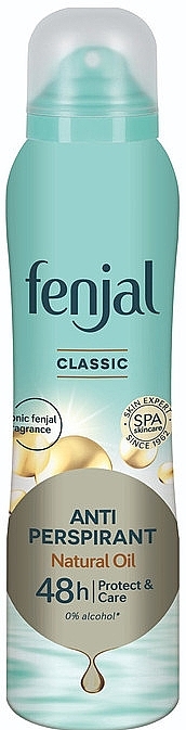 Antiperspirant - Fenjal Classic Antyperspirant Natural Oil — photo N1