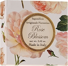 Fragrances, Perfumes, Cosmetics Natural Soap "Rose" - Saponificio Artigianale Fiorentino Rose Blossom Soap