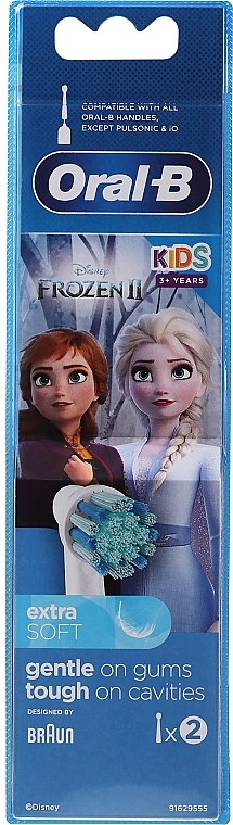 Electric Toothbrush Heads, 3+ - Oral-B Kids Frozen 2 — photo N1