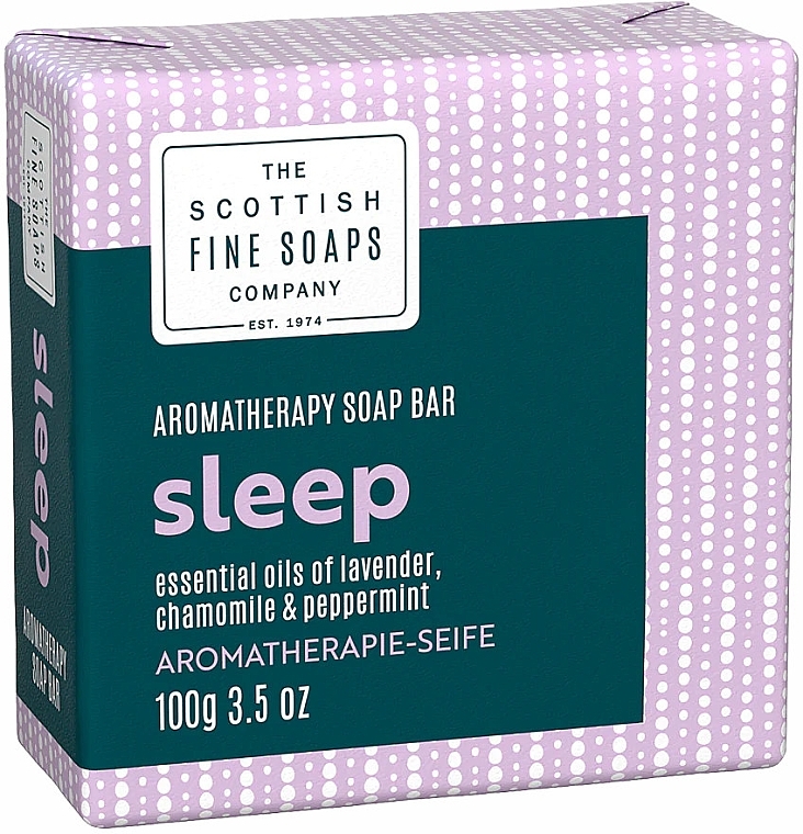 Aromatherapy Soap Bar - Scottish Fine Soaps Aromatherapy Soap Bar Sleep — photo N10