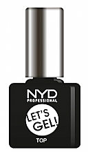 Fragrances, Perfumes, Cosmetics Top Coat - NYD Professional Let's Gel Top