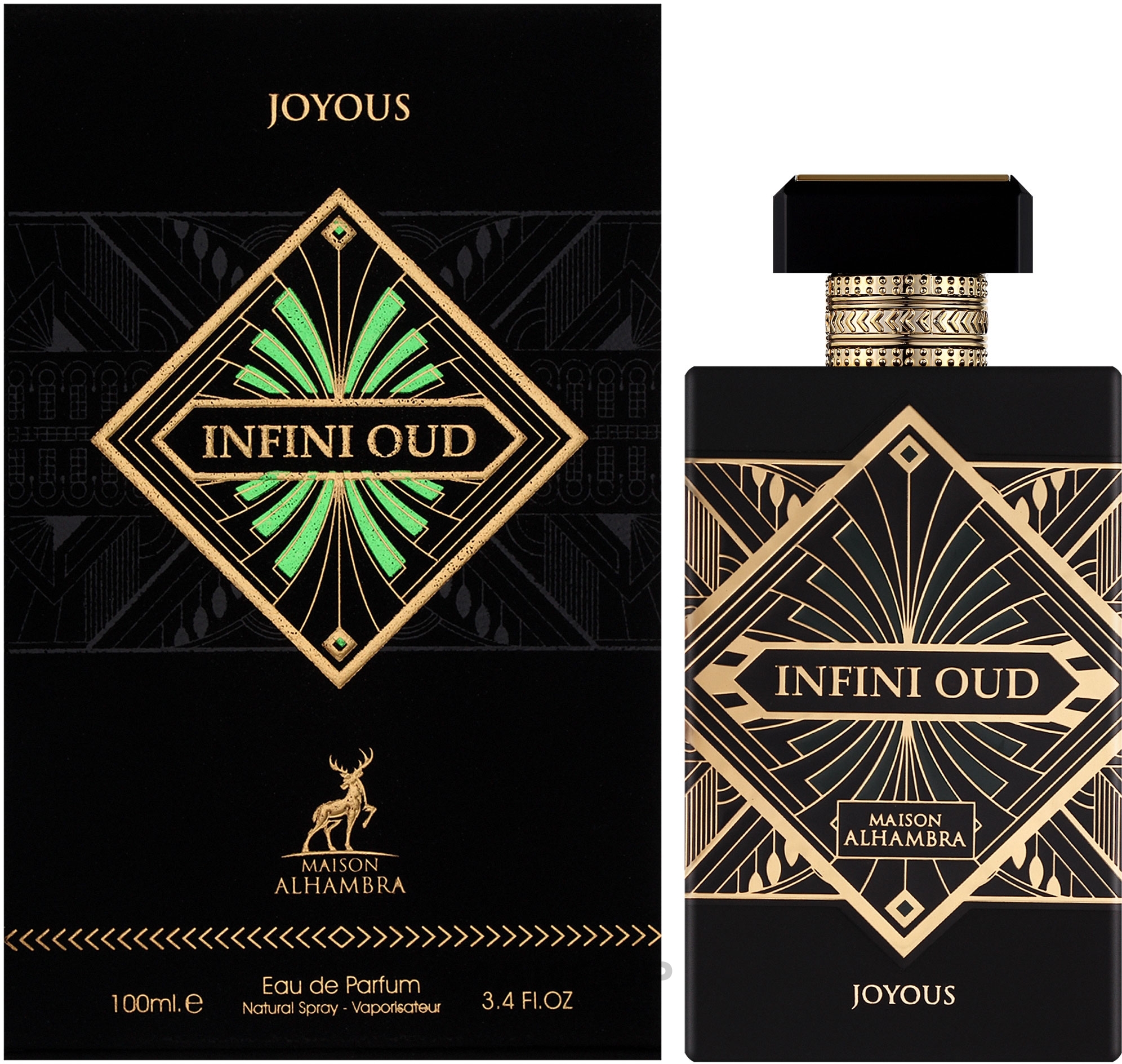 Alhambra Infini Oud Joyous - Eau de Parfum — photo 100 ml