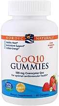 Dietary Supplement "Coenzyme Q10", strawberry, 100mg - Nordic Naturals CoQ10 Gummies — photo N1