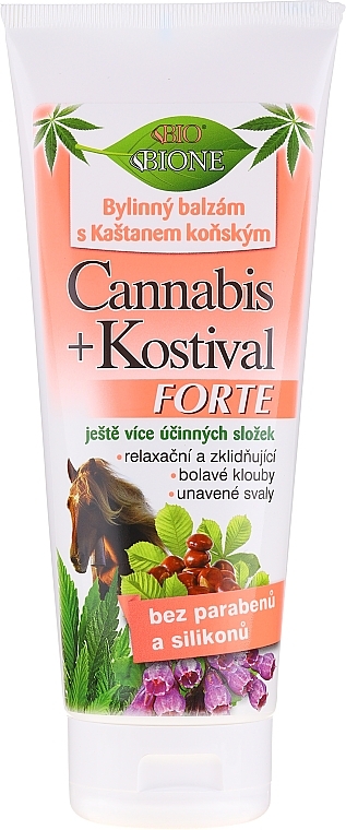 Horse Chestnut & Hemp Herbal Body Balm - Bione Cosmetics — photo N3