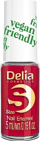 Nail Polish - Delia Cosmetics S-Size Vegan-Friendly Nail Enamel — photo N1