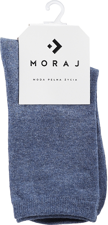 Women's High Socks, blue - Moraj — photo N1