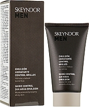 Moisturizing Emulsion "Shine Control 24 Hours" - Skeyndor Men Shine Control 24H Aqua Emulsion — photo N2