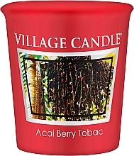 Fragrances, Perfumes, Cosmetics Scented Votive Candle 'Acai berries, Tobacco' - Village Candle Votives Acai Berry Tobac