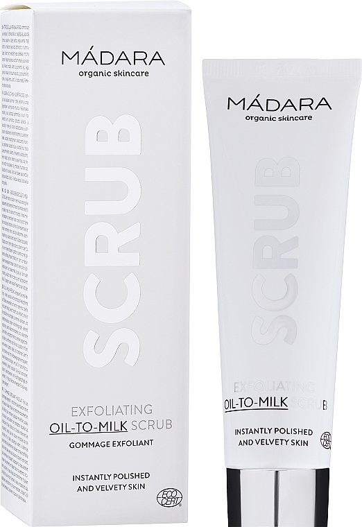 Exfoliating Scrub - Madara Cosmetics Exfoliating Scrub Oil-To-Milk — photo N2