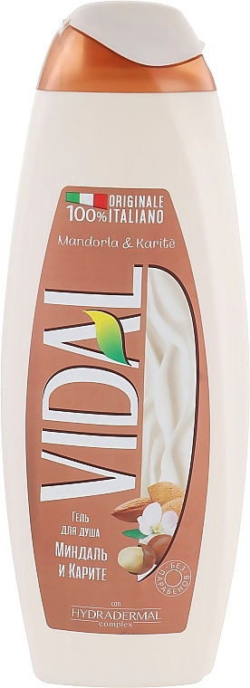 Almond & Shea Butter Shower Gel - Vidal Mandorla & Karite Shower Gel — photo N18