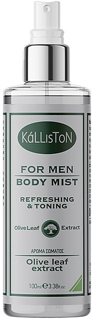 Refreshing & Toning Body Spray - Kalliston For Men Body Mist Refreshing & Toning — photo N1