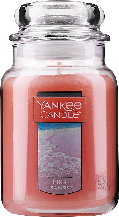 Candle in Glass Jar - Yankee Candle Pink Sands — photo N19