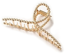 Metal Hair Crab Clip, XL 12 cm, SP145, gold - Ecarla — photo N1