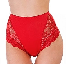 Fragrances, Perfumes, Cosmetics Slip Panties "Classic poyasnaya" F20032, red - Fleri