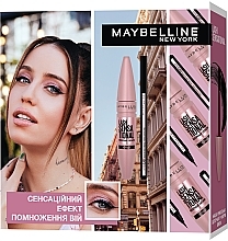 Fragrances, Perfumes, Cosmetics Gift Set - Maybelline New York Lash Sensational (mascara/9.5ml + eye/liner/0.6g)