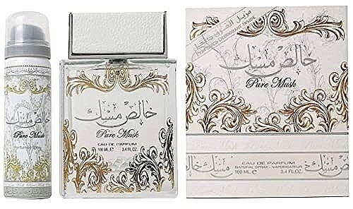 Lattafa Perfumes Pure Musk - Set (edp/100 ml + deo/50 ml) — photo N2
