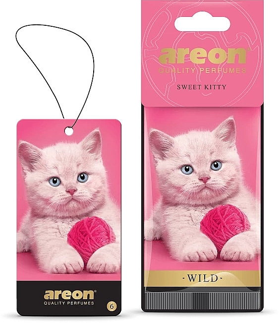 Car Air Freshener - Areon Car Perfume Wild Sweet Kitty — photo N1