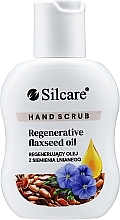 Fragrances, Perfumes, Cosmetics Hand Scrub - Silcare Hand Scrub Regenerative Flaxseed Oil