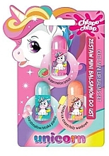 Lip Balm Set 'Unicorn', 3 pcs - Chlapu Chlap Lip Balsam — photo N1