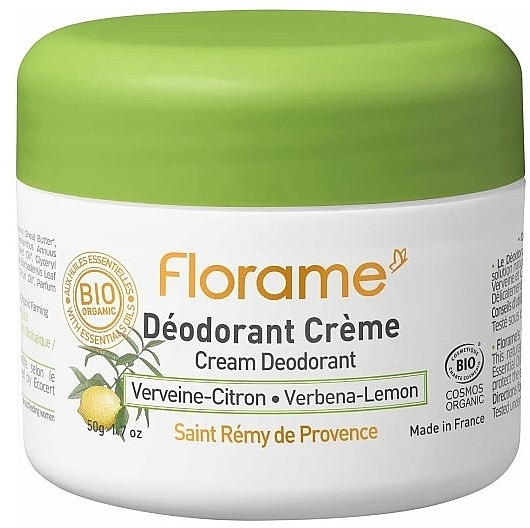 Lemon & Verbena Cream Deodorant - Florame Orange-Mandarine Cream Deodorant — photo N1