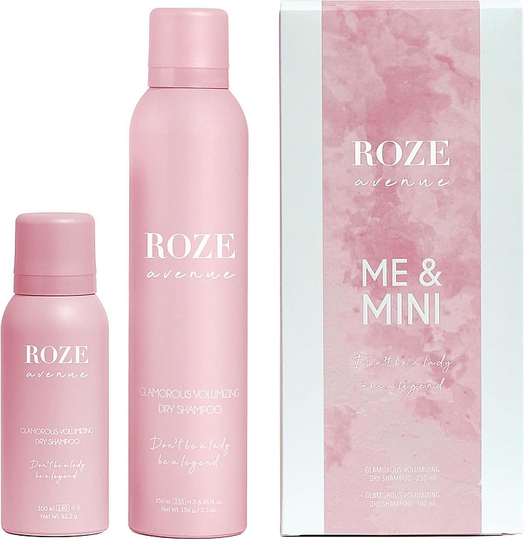 Set - Roze Avenue Me & Mini Dry Shampoo (dry/shm/250ml + dry/shm/100ml) — photo N1