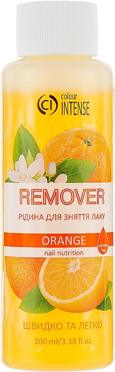 Orange Nail Polish Remover - Colour Intense Remover Orange — photo N2