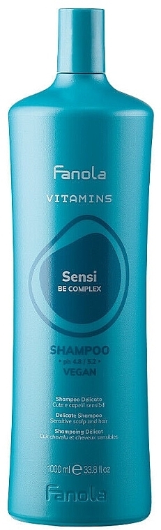 Soothing Shampoo for Sensitive Scalp - Fanola Vitamins Delicate Sensitive Shampoo — photo N2