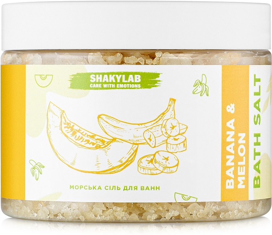 Bath Salt 'Banana & Melon' - SHAKYLAB Natural Bath Salt — photo N1