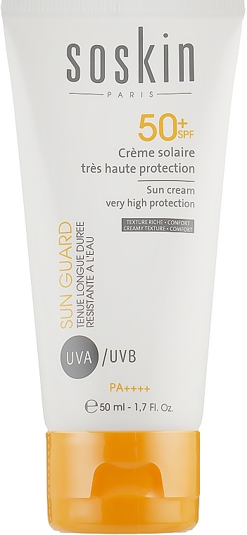 Sunscreen SPF 50+ - Soskin Sun Cream Very High Protection SPF50 — photo N2
