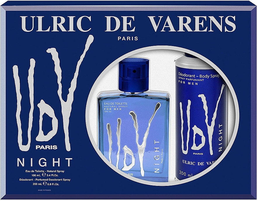 Ulric de Varens UDV Night - Set (edt/100ml + deo/200ml) — photo N1