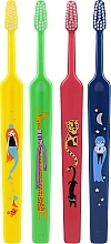 Kids Toothbrushes, yellow+green+pink+blue - TePe Kids Extra Soft — photo N2