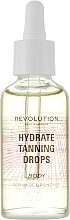 Body Tanning Drops - Makeup Revolution Beauty Hydrate Tanning Drops Body — photo N2