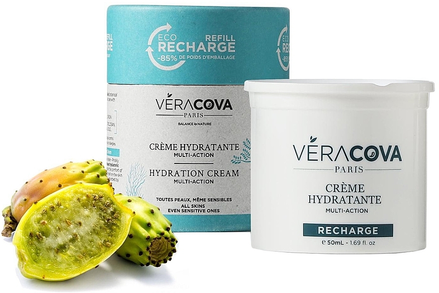 Moisturizing Face Cream - Veracova Hydration Cream Multi-Action (refill) — photo N2