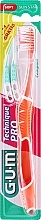 Fragrances, Perfumes, Cosmetics Technique Pro Toothbrush, soft, orange + 2 interdental brushes - G.U.M Soft Compact Toothbrush