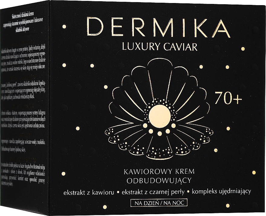 Repairing Day & Night Face Cream - Dermika Luxury Caviar 70+ — photo N2