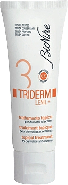 Cream for Skin Prone to Dermatitis - BioNike Triderm Lenil + Topical Treatment — photo N1